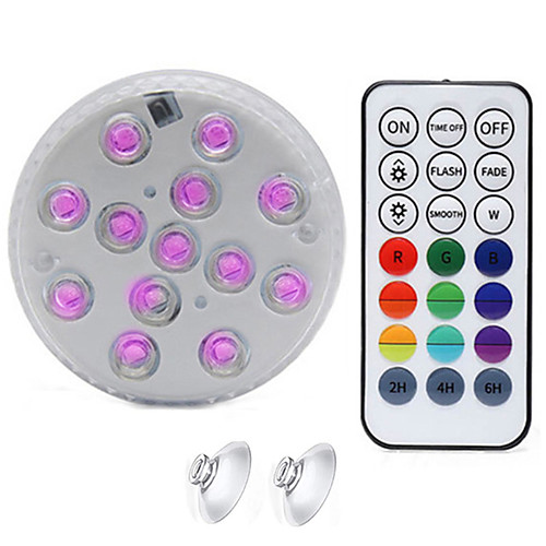 

Outdoor RGB Submersible Light Waterproof Magnet IP68 13LEDs Underwater Night Lamp Outdoor Vase Bowl Pond Swimming Pool Decoration Lamp