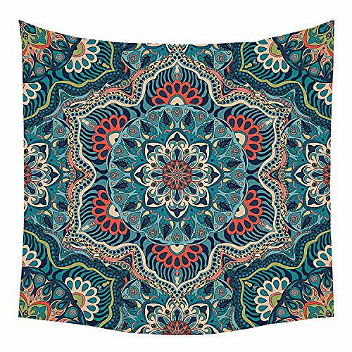 

Mandala Bohemian Wall Tapestry Art Decor Blanket Curtain Hanging Home Bedroom Living Room Dorm Decoration Boho Hippie Psychedelic Floral Flower Lotus Indian