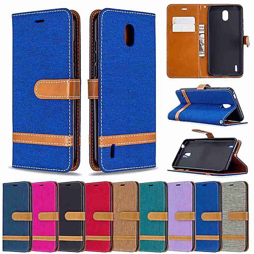 

Case For Nokia 1.3 Nokia 2.3 Nokia 5.3 Wallet Card Holder with Stand Full Body Cases Solid Colored PU Leather TPU for Nokia 3.2 Nokia 7.2 Nokia 2.2 Nokia 4.2 Nokia 1 Plus