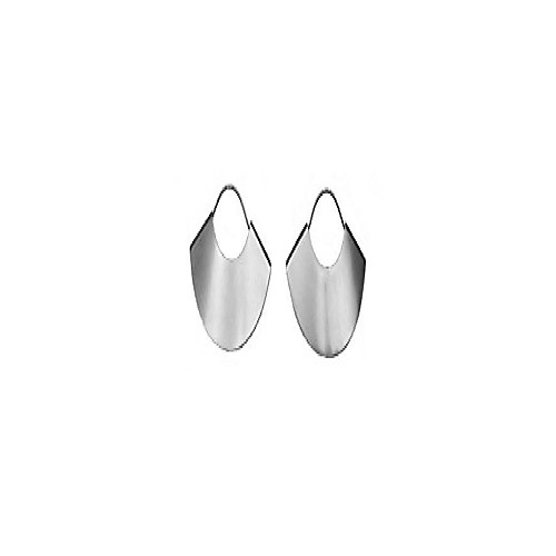 

lightweight boho bohemian fan earrings for women geometric dangle drop half round african tribal ethnic jewelry (metallic 1.6x1)