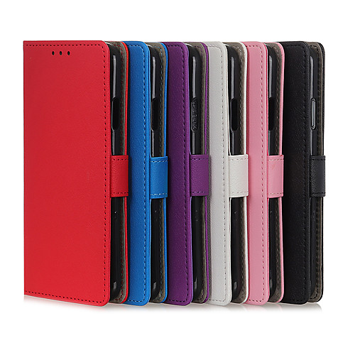 

Phone Case For Samsung Galaxy Full Body Case Leather Flip Galaxy M31 Prime Galaxy M31 Galaxy M21 Galaxy M51 Shockproof Flip Solid Color PU Leather