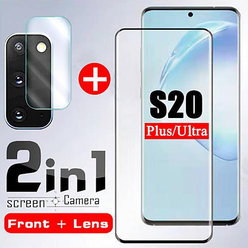 

1/2PCS 2 In 1 Tempered glass For Samsung Galaxy S21 ultra S21 5G Camera Lens Screen Protector Protective Glass on Samsung S20Ultra S20 Plus glass film