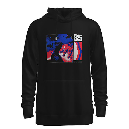 

Men's Pullover Hoodie Sweatshirt Graphic 3D Hooded Daily 3D Print Basic Hoodies Sweatshirts Long Sleeve Black
