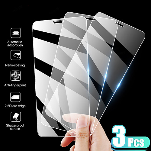 

3PCS Screen Protector iPhone 12 High Definition (HD) Front Screen Protector 3 pcs Tempered Glass For iPhone 12 Pro Max/iPhone 11/SE2020 /XS Max / XR XS