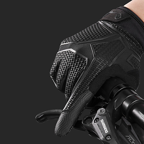 

Cycling Gloves Bike Bicycle Gloves - Breathable Gel Pad Shock-Absorbing Anti-Slip - MTB DH Road Touch Recognition Full Finger Gloves for Men/Women
