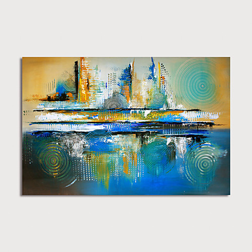 

Oil Painting Hand Painted Horizontal Abstract Modern Stretched Canvas