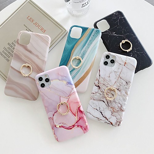 

Marble Stand Case For Apple iPhone 12 Pro Max 11 SE2020 iPhone 12Mini Fashion Protective Case Decent Mobile Phone Case Ultra-thin Pattern Back Cover Geometric iPhone Case Pattern Marble TPU
