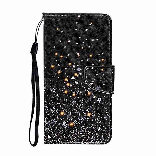 

Case For Samsung Galaxy S20 S20 Plus S20 Ultra Wallet Card Holder with Stand Full Body Cases Black Five-pointed Star PU Leather TPU for Galaxy A21 A11 A01 A51 A71 A41 A31 A21S