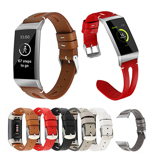 

Leather Band For Fitbit Charge 3 4 Smart Watch Strap Loop For Fitbit Charge 3 4 Bracelet Belt Replacement