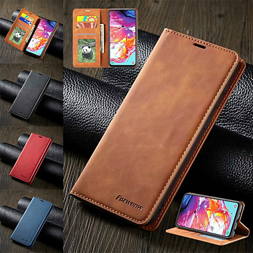 

Forwenw Luxury Leather Magnetic Flip Case for Xiaomi POCO X3 NFC POCOM3 Mi 10T Pro Redmi Note 9 Note 9 Pro Note 9S Note 9 Pro Max Note 8 Note 8 Pro Redmi 9A Credit Phone Case