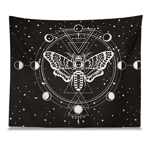 

Wall Tapestry Art Decor Blanket Curtain Picnic Tablecloth Hanging Home Bedroom Living Room Dorm Decoration Polyester Spider Moon Star Views
