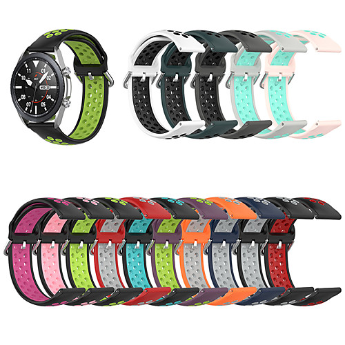 

Watchband Strap for Samsung Galaxy Watch 3 41 45mm 42mm 46mm Gear S3 S2 Classic Galaxy Active 2/3 Sport Silicone Band Bracelet