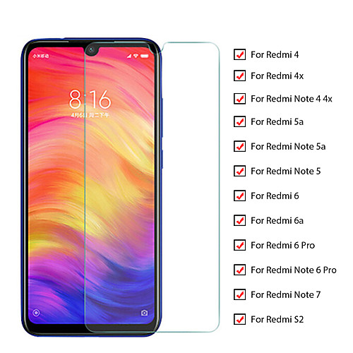 

9H Glass For Xiaomi Redmi S2 5 6A Note 4X 5 6 Pro Redmi Note 7 Protective Glass On The For Xiomi Red Mi S2 Glass Film Protector