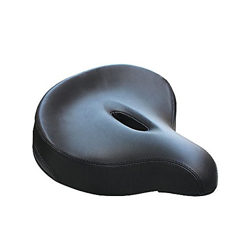 

scooter cushion beach bike cushion electric vehicle seat bicycle saddle high memory foam cover(black)