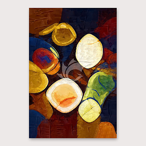 

Oil Painting Hand Painted Horizontal Abstract Modern Stretched Canvas