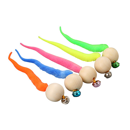 

Interactive Toy Bells Cat Toys Set Interactive Cat Toys Fun Cat Toys Cat 1pc Ball Pet Exercise Releasing Pressure Wood Gift Pet Toy Pet Play