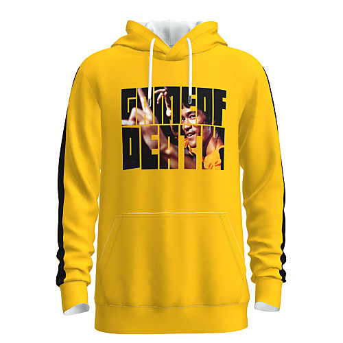

Men's Pullover Hoodie Sweatshirt Graphic Chinese Style Portrait Hooded Weekend 3D Print Casual Streetwear Hoodies Sweatshirts Long Sleeve Yellow