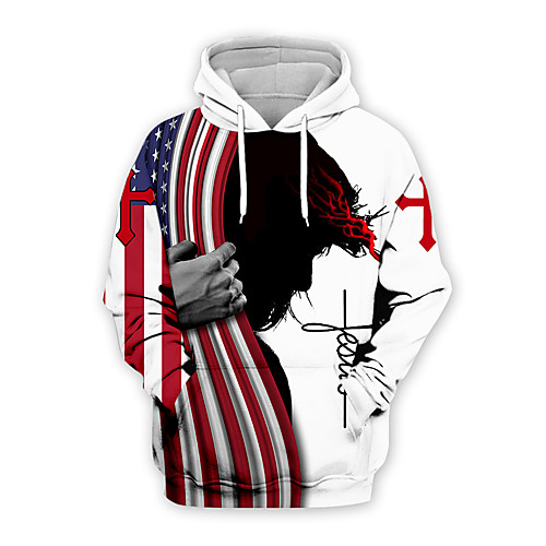 

Men's Pullover Hoodie Sweatshirt Graphic Hooded Daily Weekend 3D Print Basic Casual Hoodies Sweatshirts Long Sleeve Rainbow