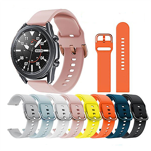 

Replacement 20/22MM for Samsung Galaxy Watch 3 41mm / Galaxy Watch 3 45mm Silicone Breathable Sport Smart Watch Band