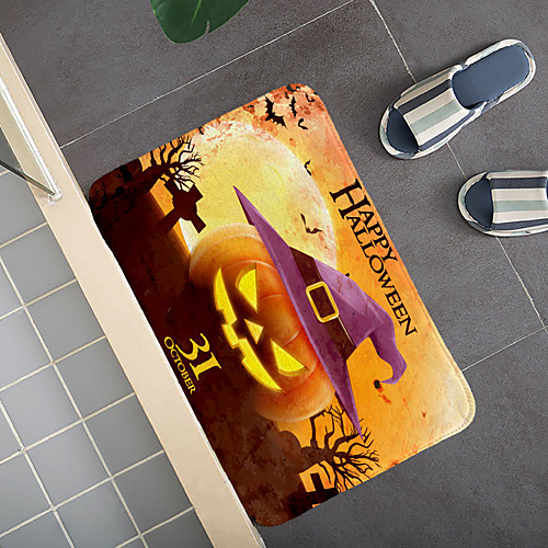 

Halloween Pattern Rug Door Mat Hallway Carpets Area Rugs for Bedroom Living Room Carpet Kitchen Bathroom Anti-Slip Floor Mats