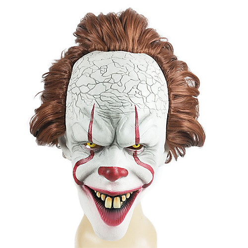 

Joker Mask Halloween Props Adults' Women's Cosplay Halloween Halloween Festival / Holiday Latex Brown Women's Men's Easy Carnival Costumes
