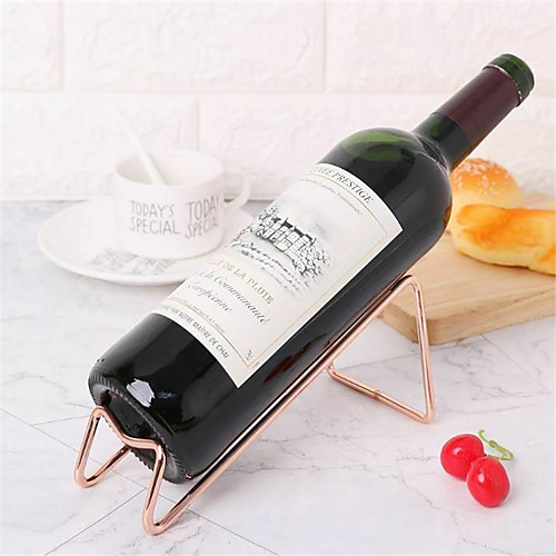 

Wine Rack Red Wine Beer Holder Simple Electroplating Craft 1 Pc