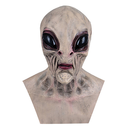 

Alien Glow Latex Mask Halloween New Explosive Alien Horror Mask Headgear