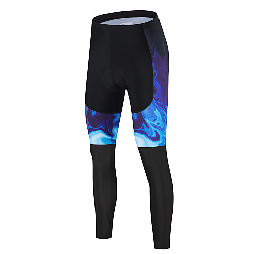 

Men's Cycling Tights Cycling Pants Winter Bike Bottoms Breathable Quick Dry Sports Gradient Bule / Black Clothing Apparel Relaxed Fit Bike Wear / Micro-elastic / Athleisure