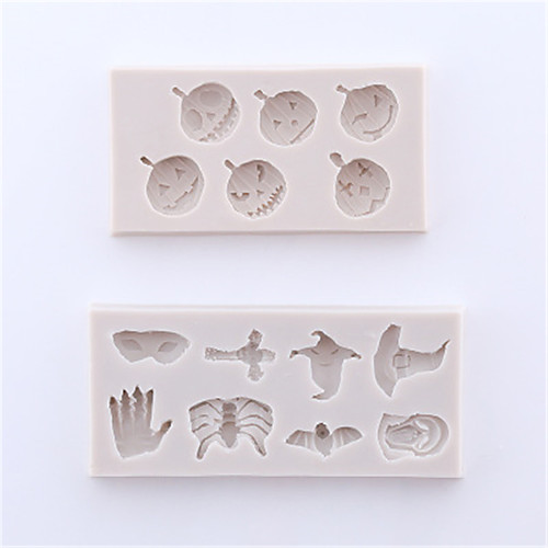 

Halloween Party Halloween New DIY Pumpkin Bat Skull Chocolate Fondant Silicone Mold