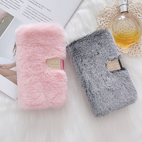 

Phone Case For Apple Full Body Case Wallet Card iPhone 12 Pro Max 11 SE 2020 X XR XS Max 8 7 6 Wallet Card Holder Shockproof Lines / Waves Plush TPU
