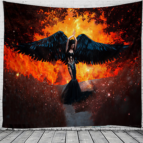 

Halloween Party Holiday Wall Tapestry Art Decor Blanket Curtain Picnic Tablecloth Hanging Home Bedroom Living Room Dorm Decoration Psychedelic Haunted Scary Polyester