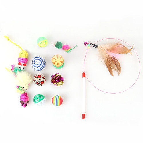

Cat Toys Set Interactive Cat Toys Fun Cat Toys Cat 1 set Pet Friendly Cotton Gift Pet Toy Pet Play