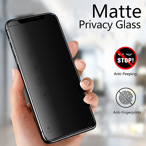 

2PCS 3D Anti Peeping Privacy Tempered Glass For iPhone 12 iPhone 11 Pro XS Max XR X Screen Protector for iPhone 12 Pro Max Film