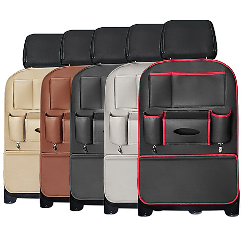

DeRanFu Standard Car Seat Back Organizer Multi-Pocket Travel Storage Bag 1109 Fourth Generation Seatback Pocket