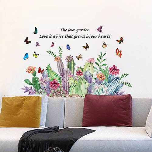 

WallDecals Decor Vinyl DIY Cactus Wall Stickers Removable Waterproof Wallpaper Decals Art Easy Peel & Stick 30902CM