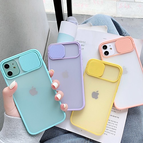 

Camera Lens Protection Phone Case For iPhone SE(2020) 11Pro Max 11Pro 11 Xr Xs Max 8 7 Plus 6s Transparent Solid Colored TPU Back Cover