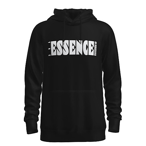 

Men's Pullover Hoodie Sweatshirt Graphic 3D Text Hooded Daily 3D Print Basic Hoodies Sweatshirts Long Sleeve Black / Letter