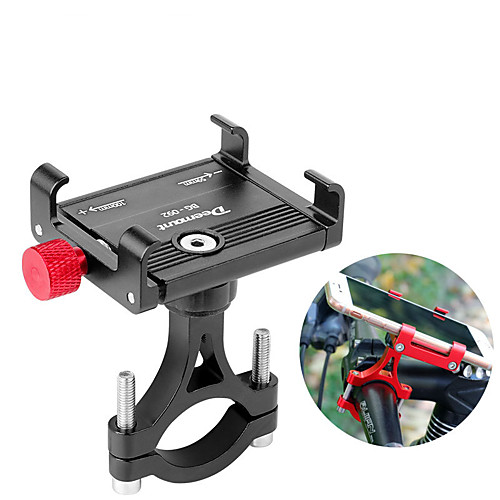 

Bike Phone Mount Adjustable / Retractable High Strength Durable for Road Bike Mountain Bike MTB Folding Bike Aluminium alloy Cycling Bicycle Black Red Grey