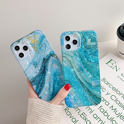 

Case For Apple iPhone 7 8 7plus 8plus X XR XS XSMax SE(2020) iPhone 11 11Pro 11ProMax iPhone 12 Shockproof Ultra-thin Pattern Back Cover Marble TPU