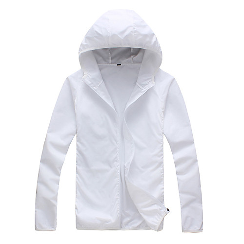 

Men's Cycling Jacket Winter Bike Windbreaker Top Windproof Breathable Quick Dry Sports Solid Color White / Fuchsia / Pink Mountain Bike MTB Clothing Apparel Regular Fit Bike Wear / Long Sleeve