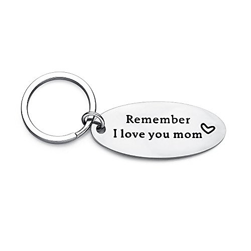 

mother and daughter keychain remember i love you mom keychain from daughter or son, mother's birthday