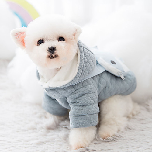 

Dog Coat Character Casual / Sporty Cute Casual / Daily Winter Dog Clothes Puppy Clothes Dog Outfits Breathable Blue Costume for Girl and Boy Dog Cotton XS S M L XL XXL