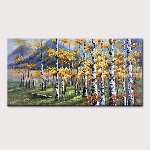 

Oil Painting Hand Painted - Landscape Abstract Landscape Modern Rolled Canvas (No Frame)