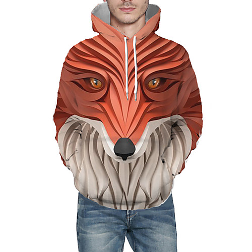 

Men's Pullover Hoodie Sweatshirt Graphic 3D Skull Hooded Daily 3D Print Basic Hoodies Sweatshirts Long Sleeve Blushing Pink