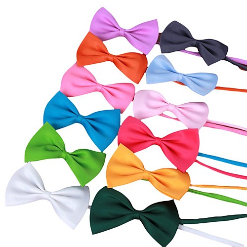 

Men's Party / Work Bow Tie - Solid Colored