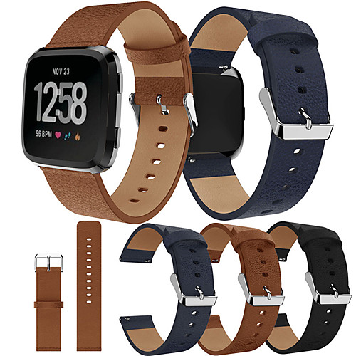 

Smart Watch Band for Fitbit 1 pcs Sport Band Genuine Leather Replacement Wrist Strap for Fitbit Versa Fitbi Versa Lite fitbit versa 2