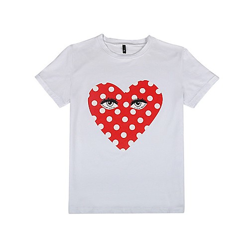 

Women's T shirt Graphic Prints Print Round Neck Tops Basic Basic Top White Black