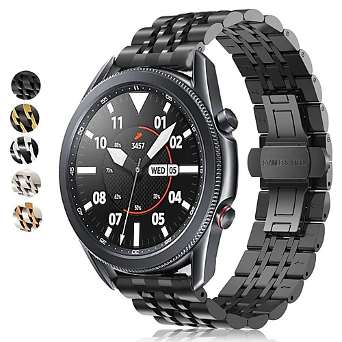 

Smart Watch Band for Samsung Samsung Galaxy 1 pcs Modern Buckle Business Band Stainless Steel Replacement Wrist Strap for Samsung Galaxy Watch 46mm Samsung Galaxy Watch 42mm Samsung Galaxy Watch