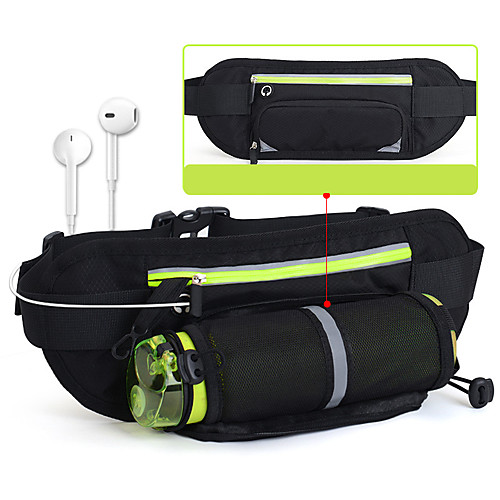 

2 L Hiking Waist Bag Wearable Outdoor Hiking Running Nylon Red Fuchsia Blue