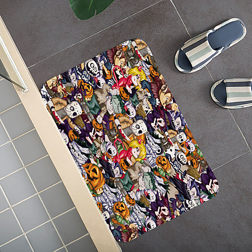 

Halloween Pattern Rug Door Mat Hallway Carpets Area Rugs for Bedroom Living Room Carpet Kitchen Bathroom Anti-Slip Floor Mats